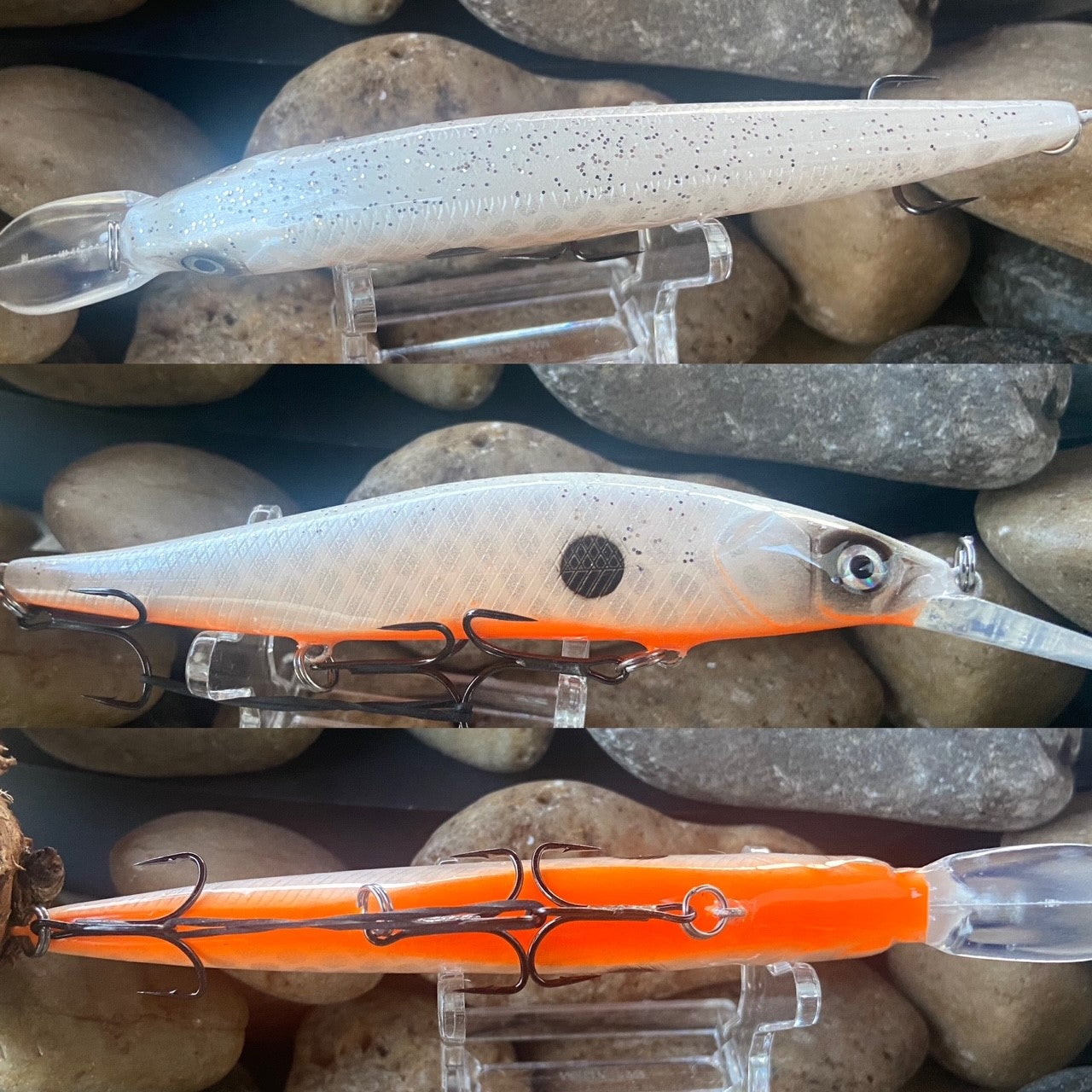 110+1 Hot White Fish Jerkbait