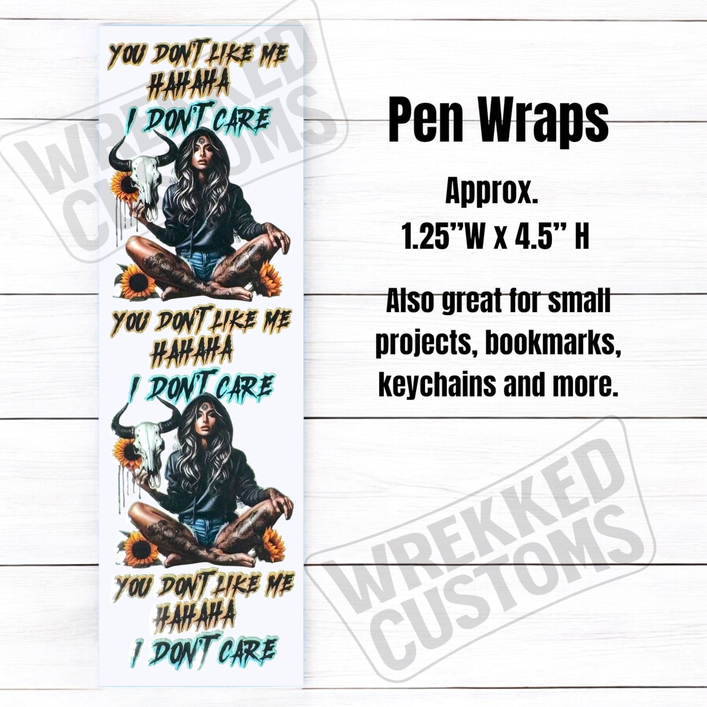 Single Pen Wraps