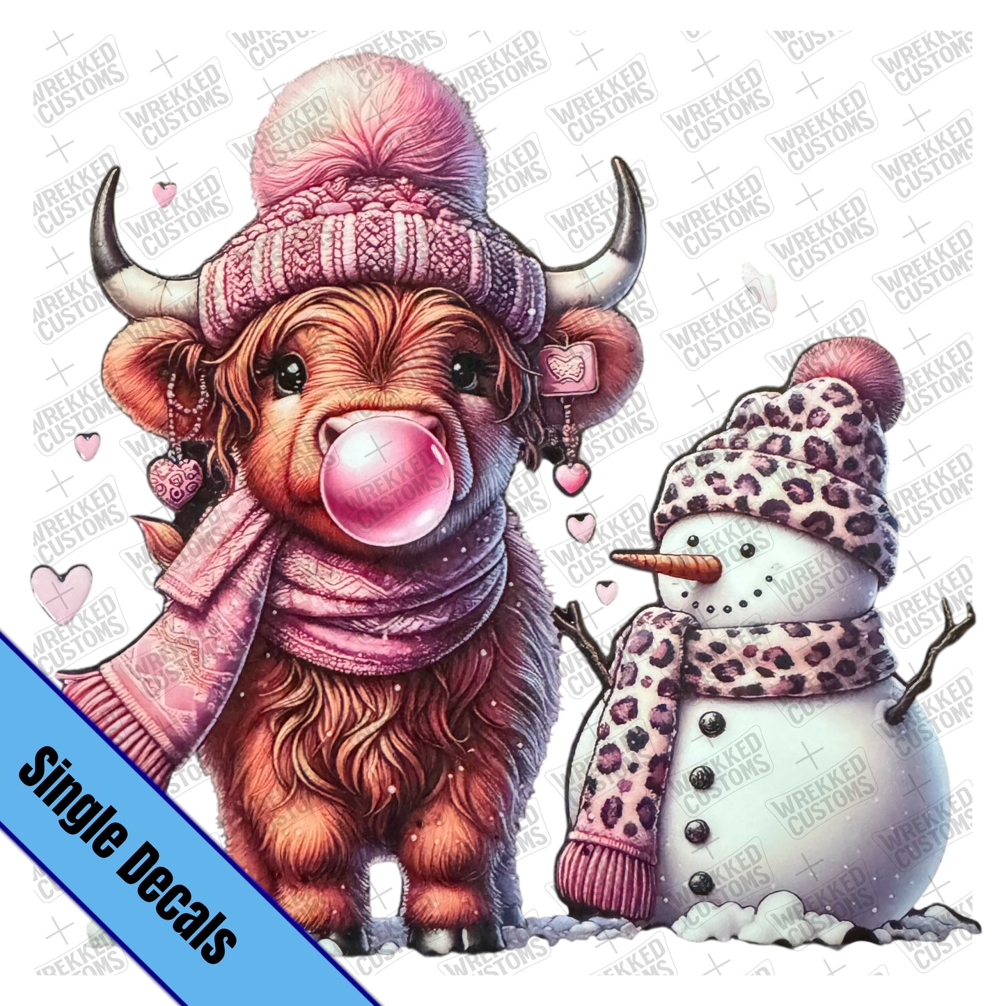 Bubble Cow & Snowman