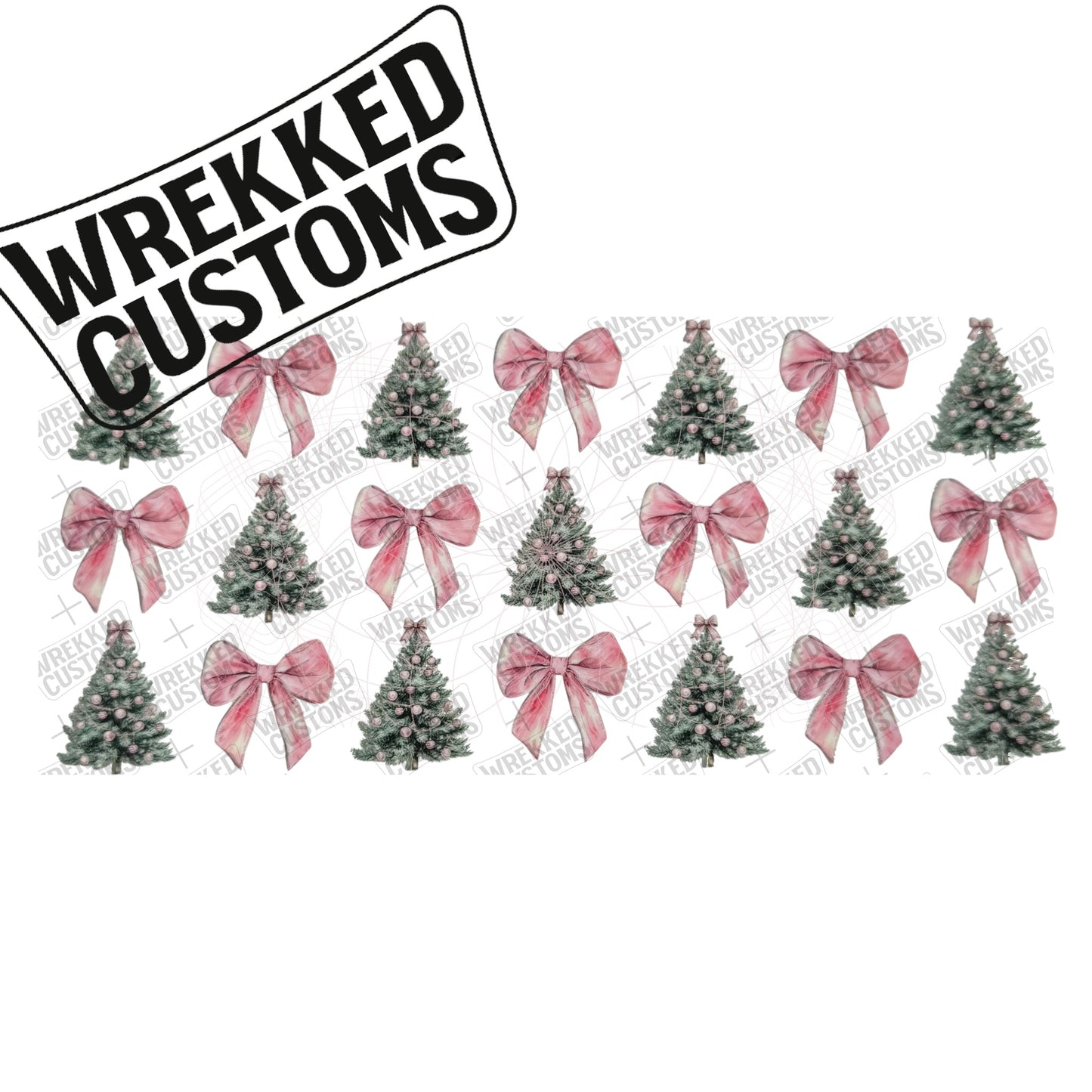 Pink Trees & Bows