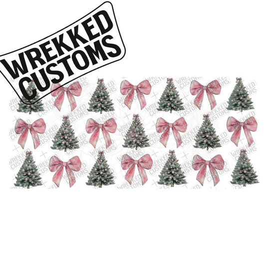 Pink Trees & Bows