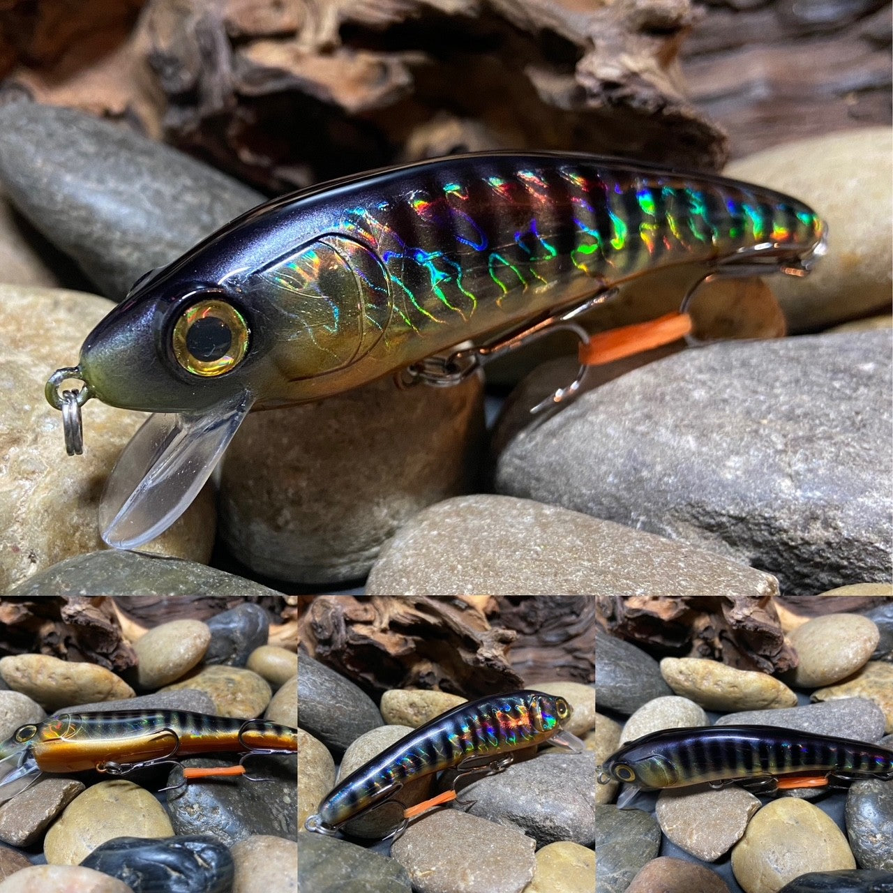 Dead Eye Crank Bait Da-Baby Black Perch Orange Belly