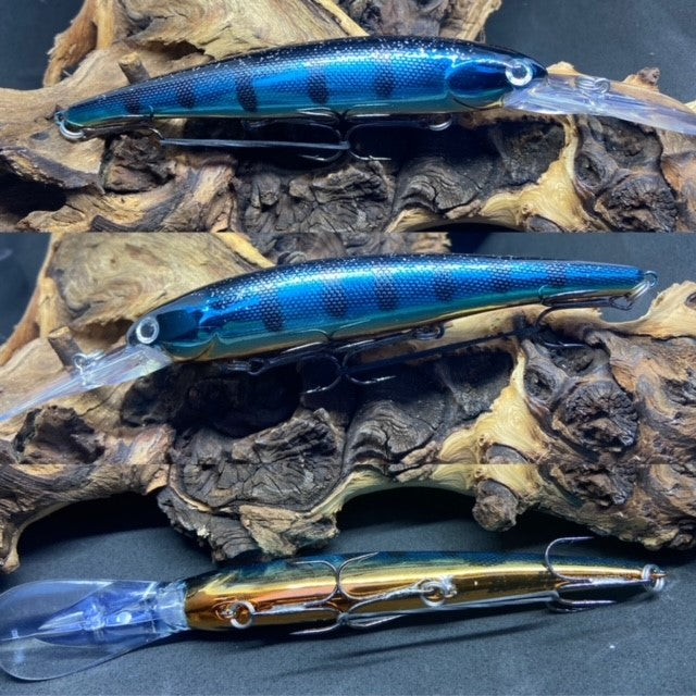 Walleye Deep Suspending Bandit Blue Perch