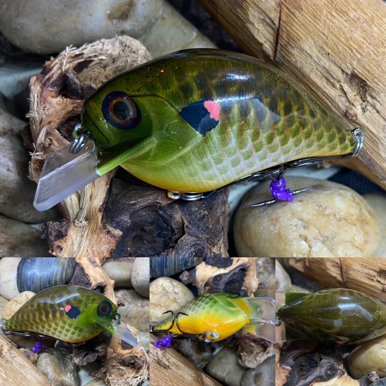 Square Bill 1.5 Scrank Dirty Bluegill