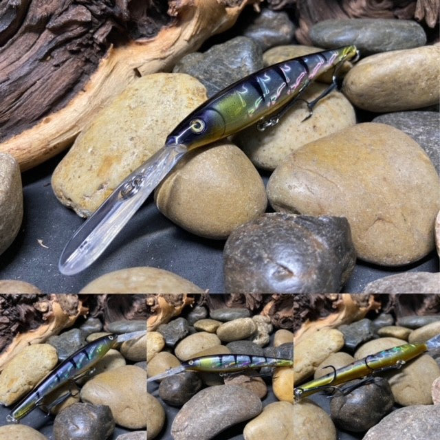 Flicker Minnow #11 Black Perch