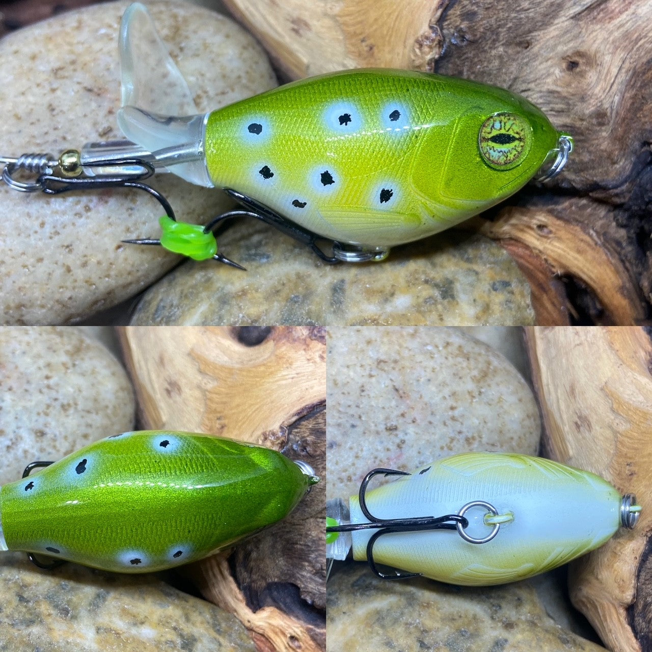 60mm Green Plopper Frog