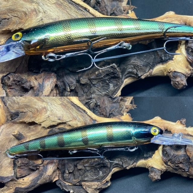 Walleye Deep Suspending Bandit Green Perch