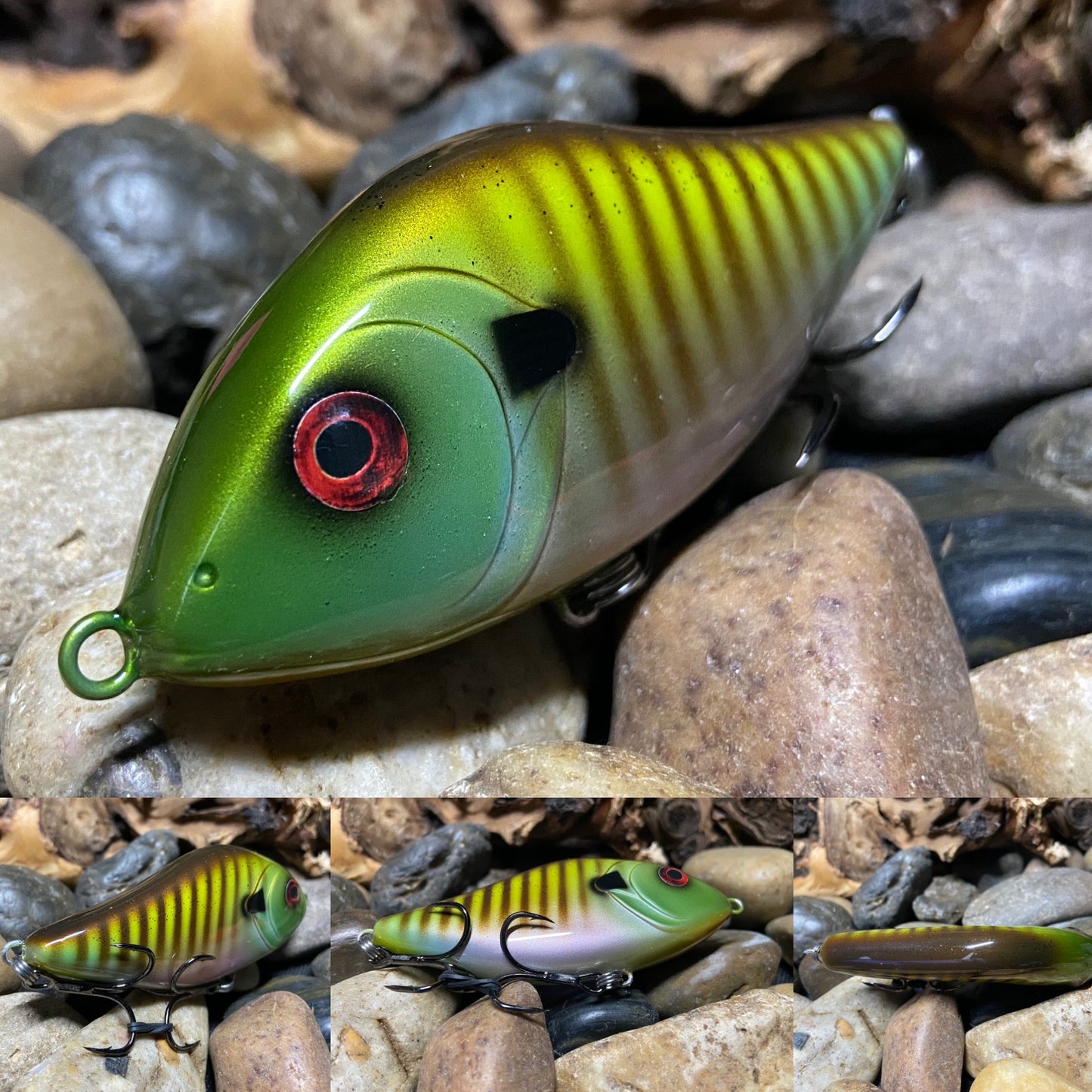 4" Big Fish Glide Bait Speckled Bluegill