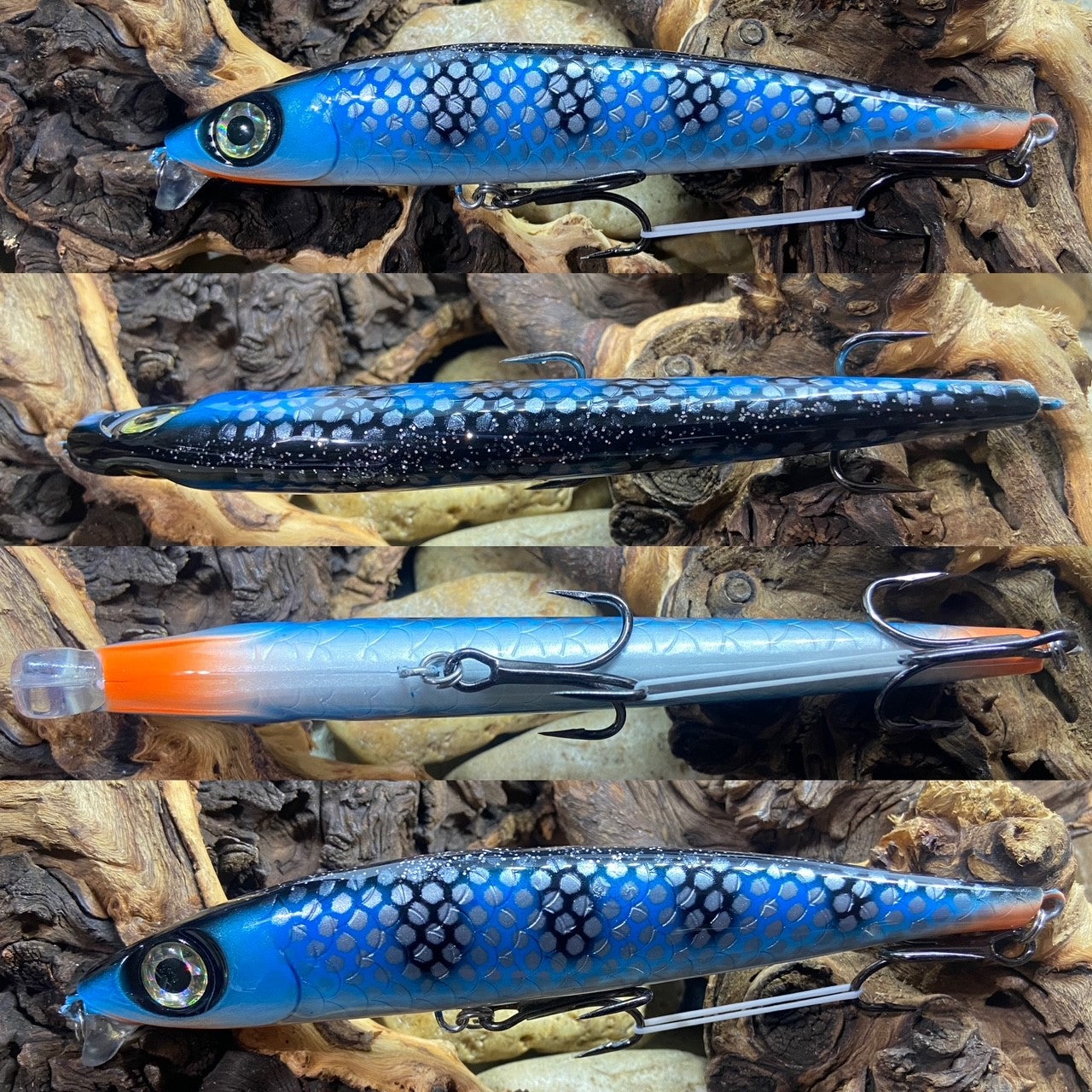 Big Eye Magnum Jerkbait Blue Perch