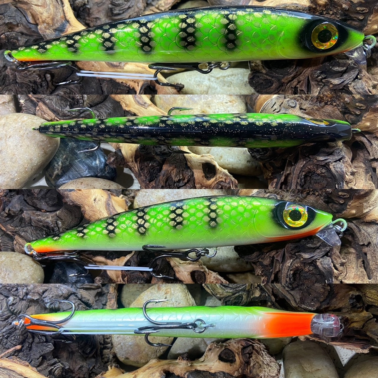 Musky Big Eye Magnum Jerkbait Perch