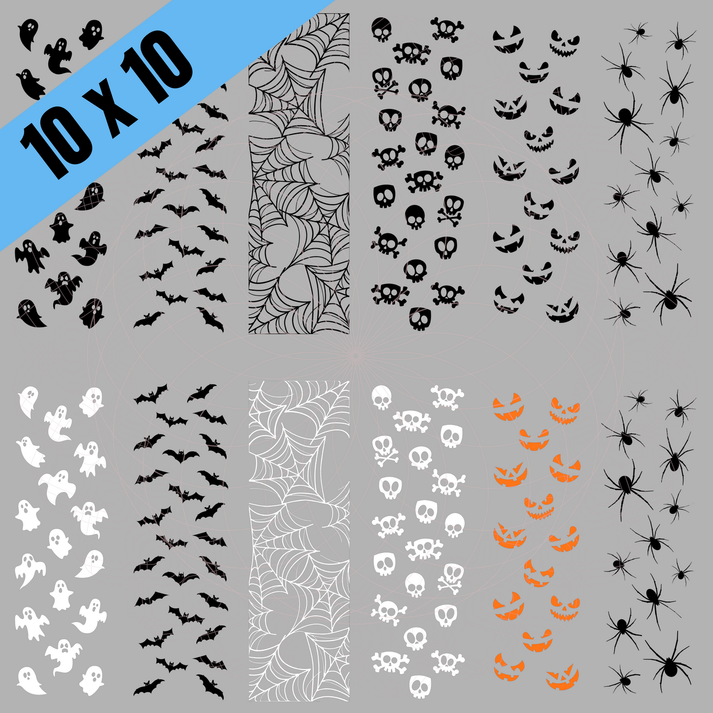 Halloween Pen/Bookmark Wraps (10x10)