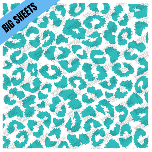 Teal Leopard Print (BS)