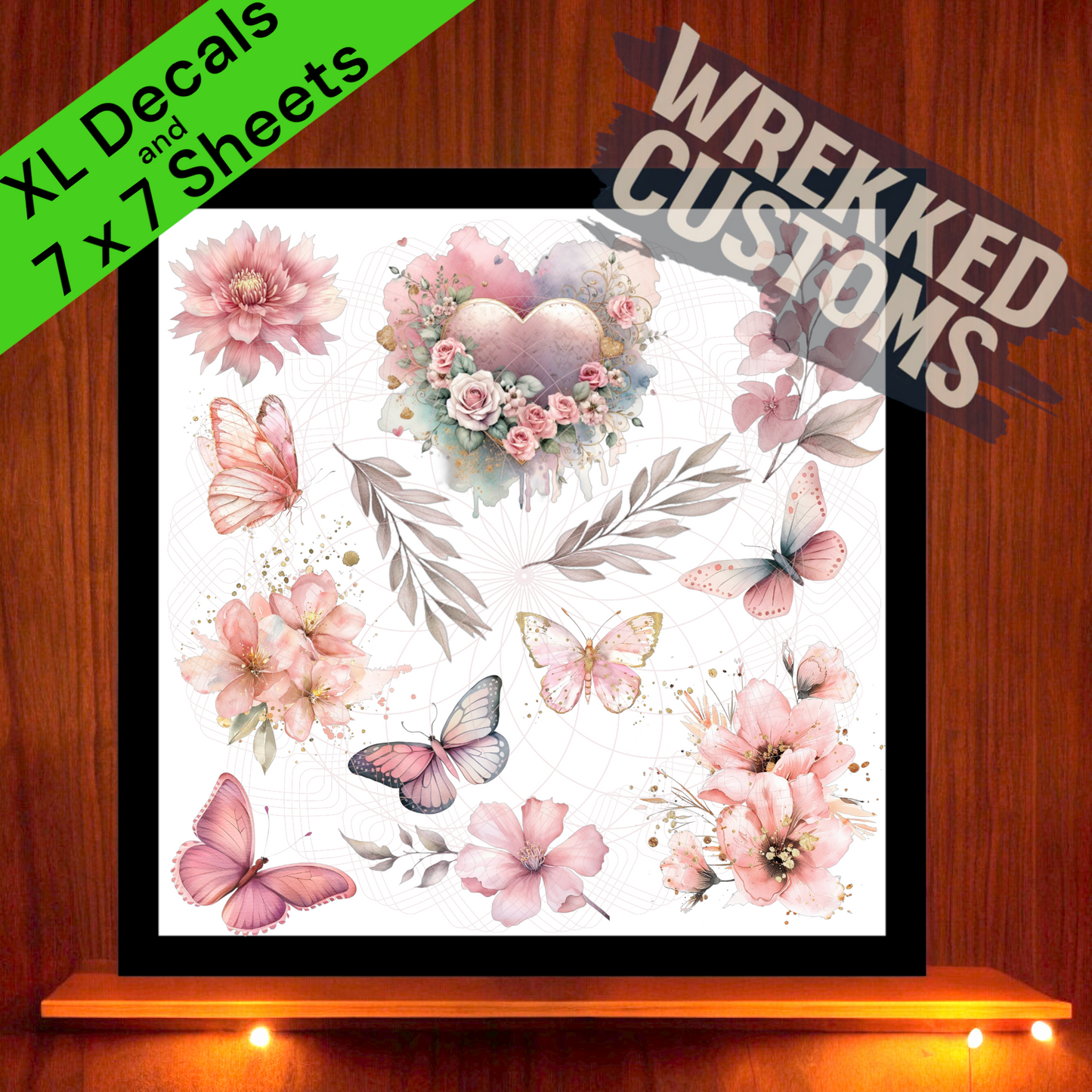 Soft Pink Mix  (7x7)