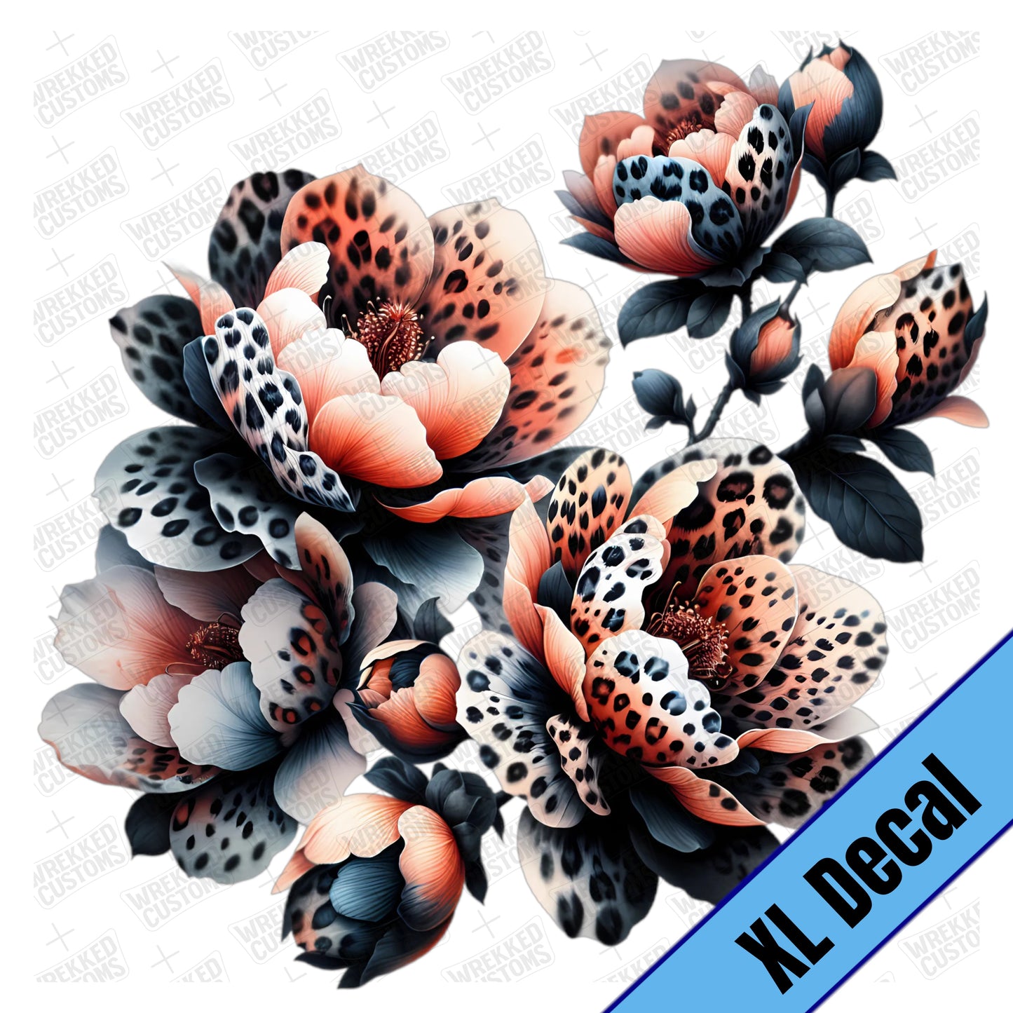 XL Leopard Floral