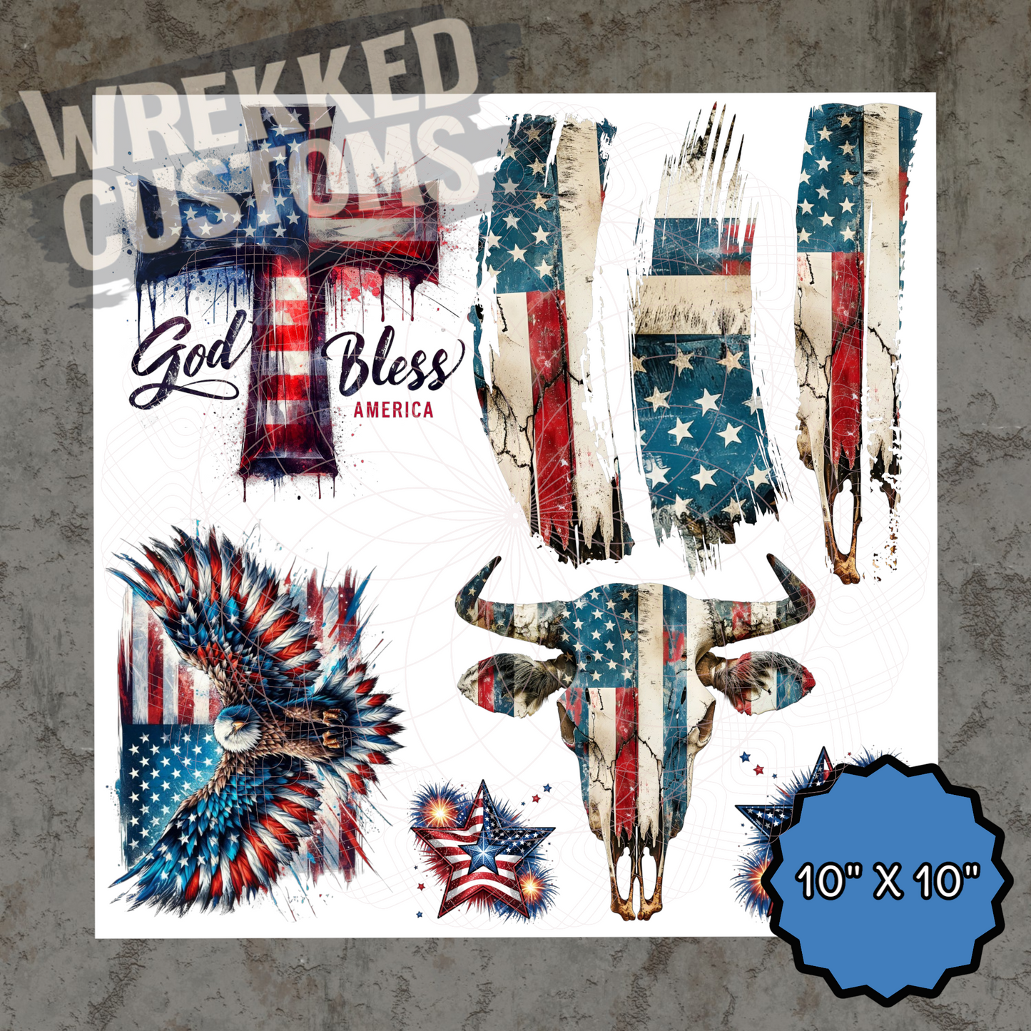 American Mix (10x10)