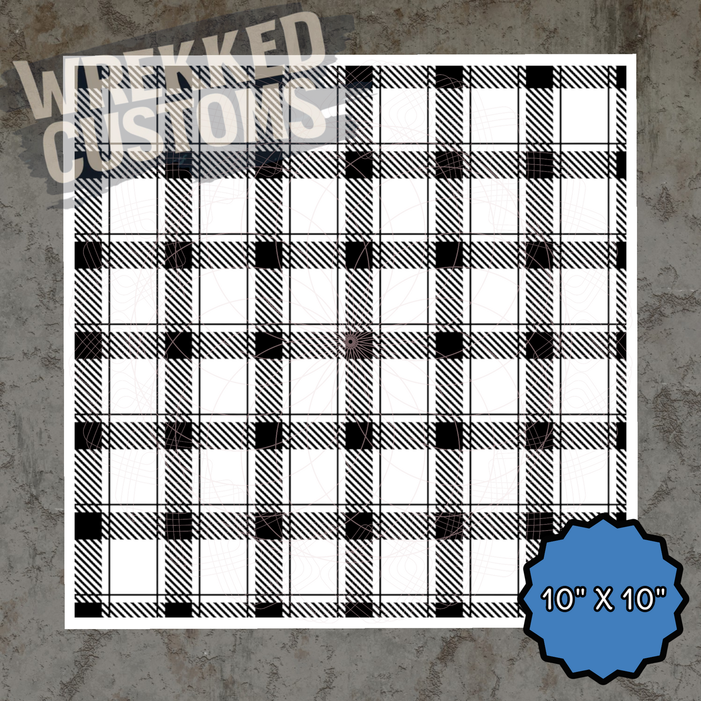 Plaid Black #1