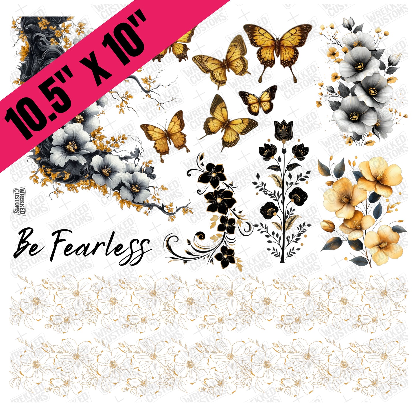 Be Fearless Black & Yellow (BS)