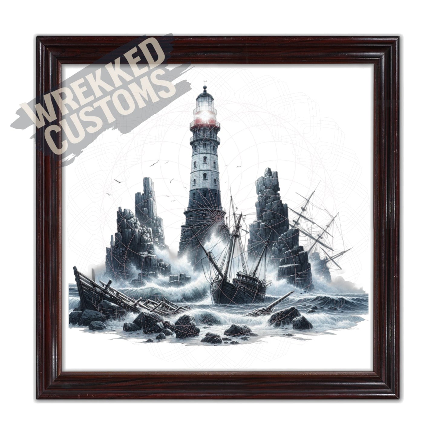 Lighthouse & Shipwreck