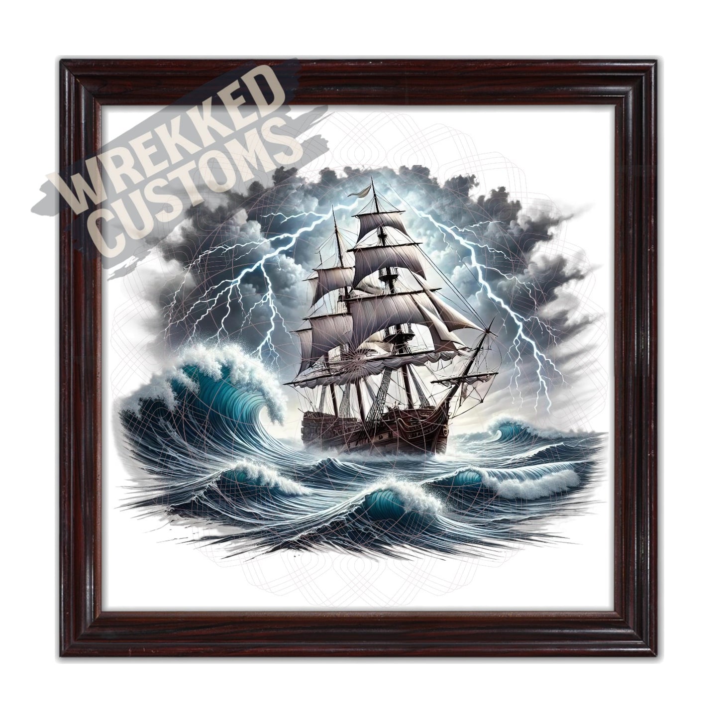 Stormy Sea Ship #2