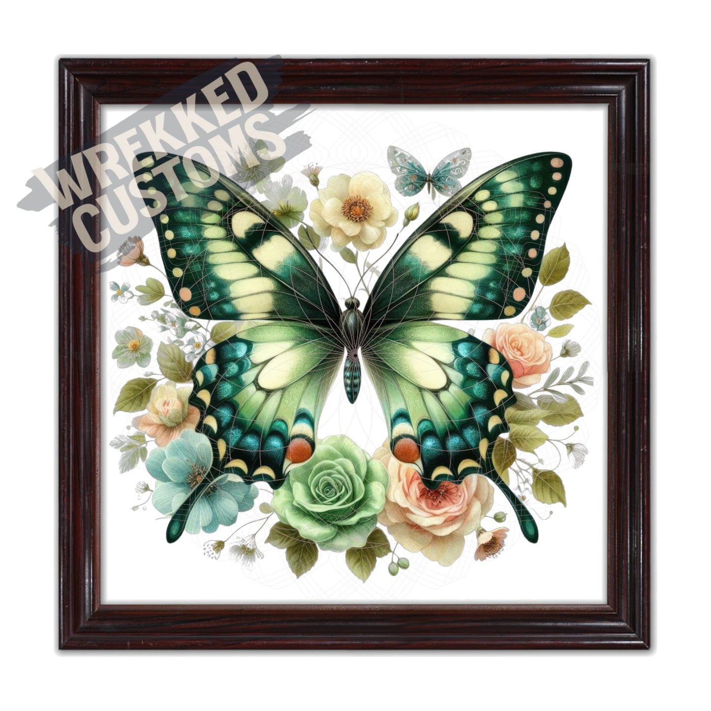 Green & Blue Butterfly