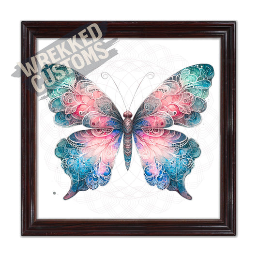 Colorful Lace Butterfly