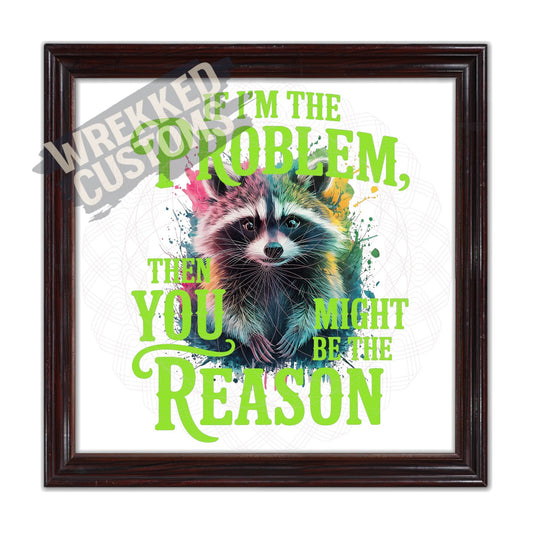 If I'm The Problem Raccoon