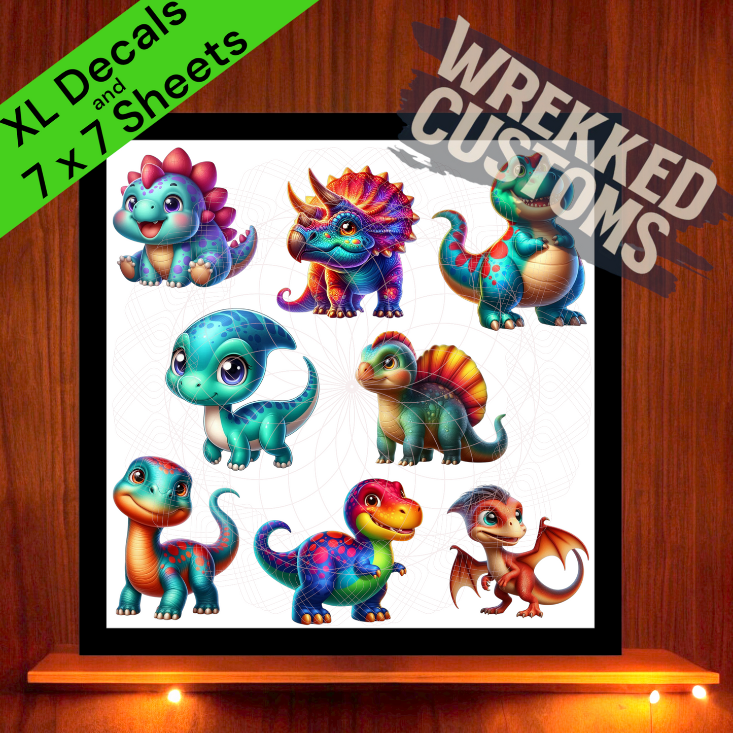 Baby Dinosaurs (7x7)