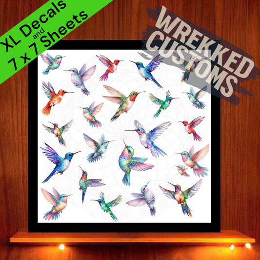 Mini Hummingbirds (7x7)