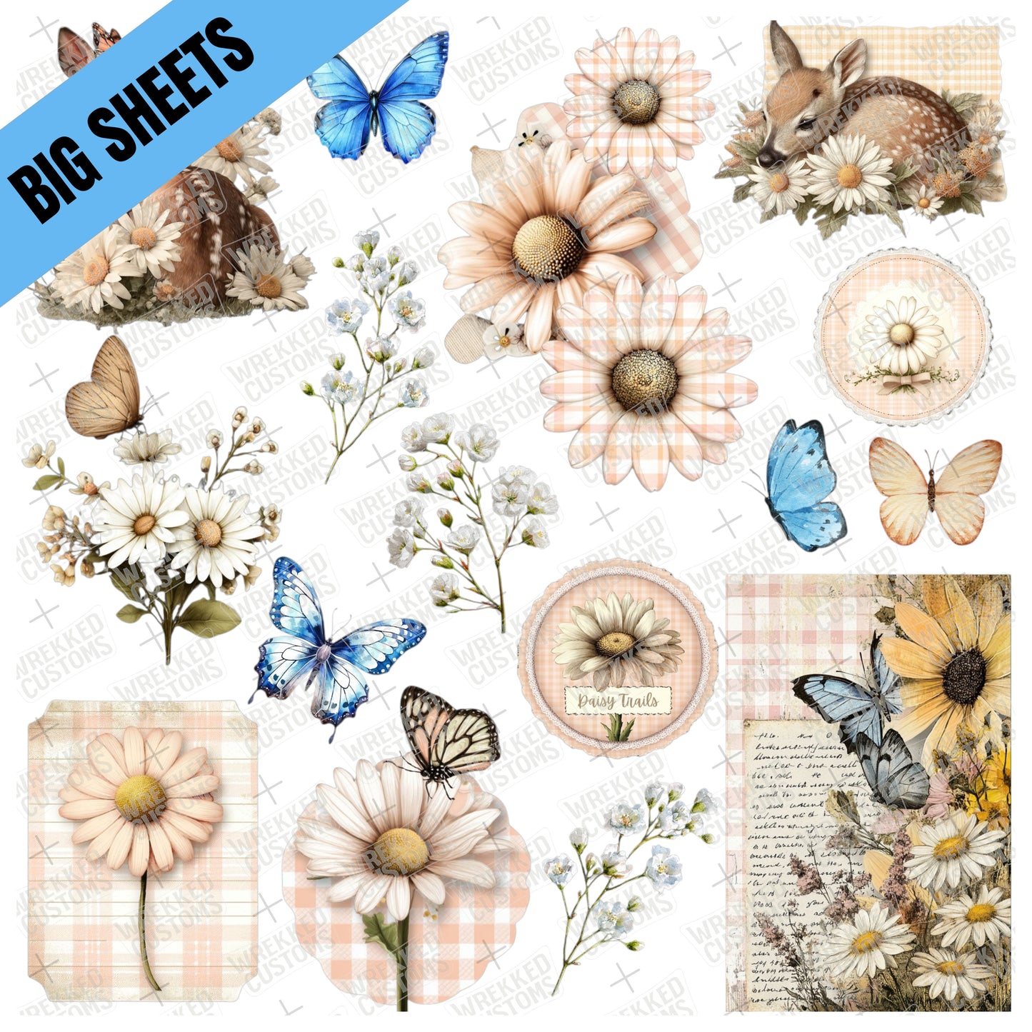 Daisies & Deer (BS)