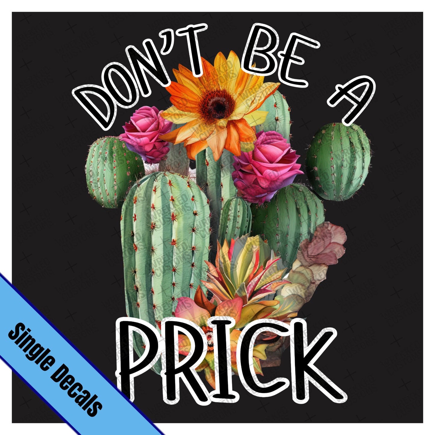 Cactus Dont Be a Prick