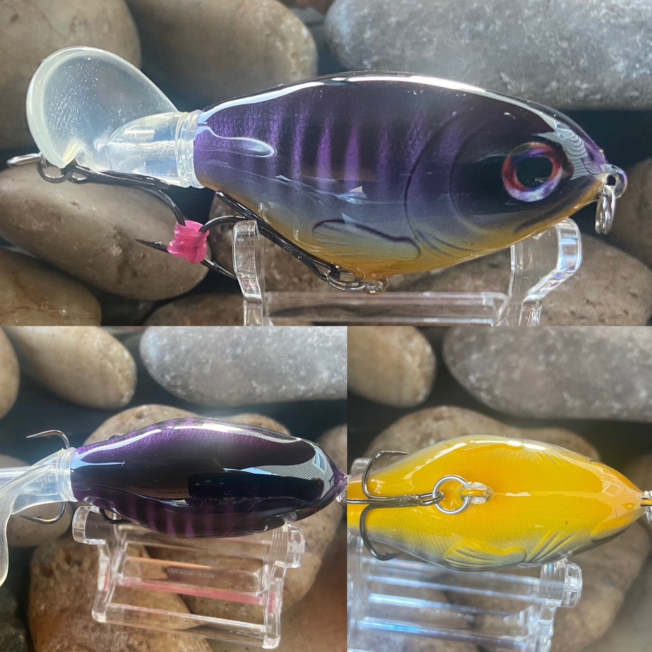 75mm Purple Perch Plopper