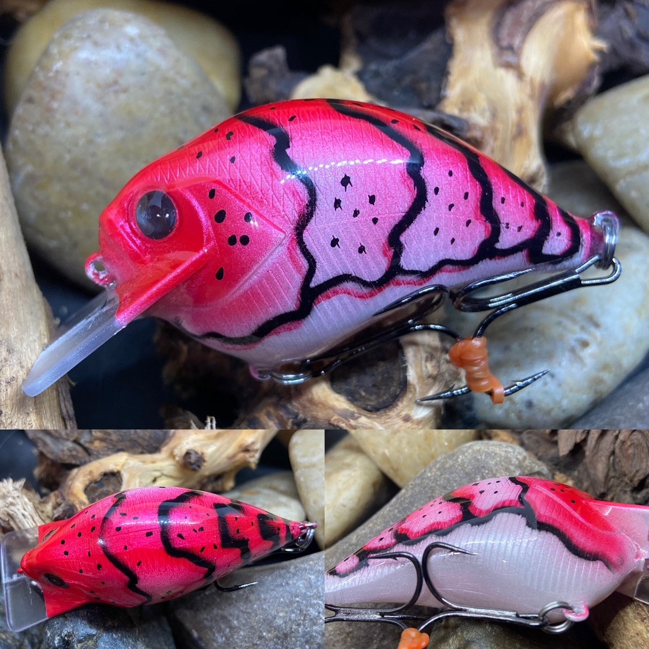 Square Bill Scrank Red Craw