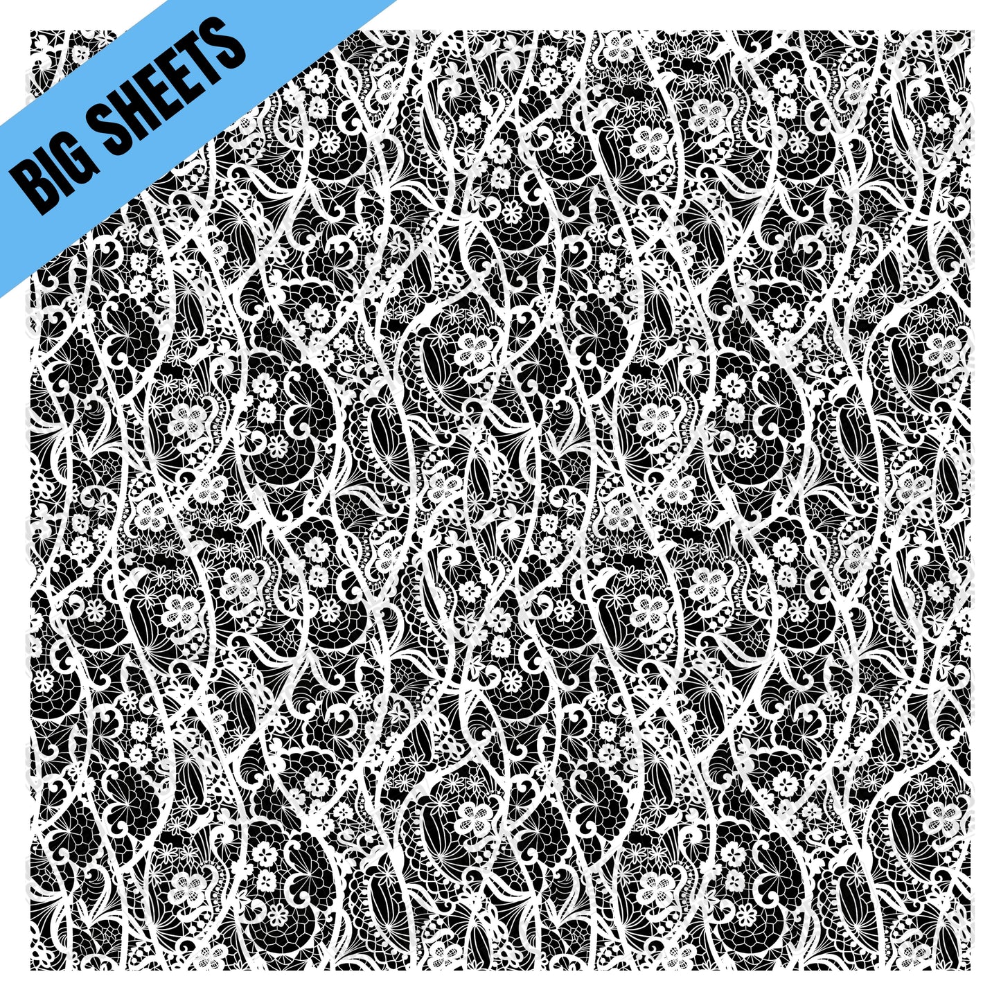 White Lace Sheet #1 (BS)