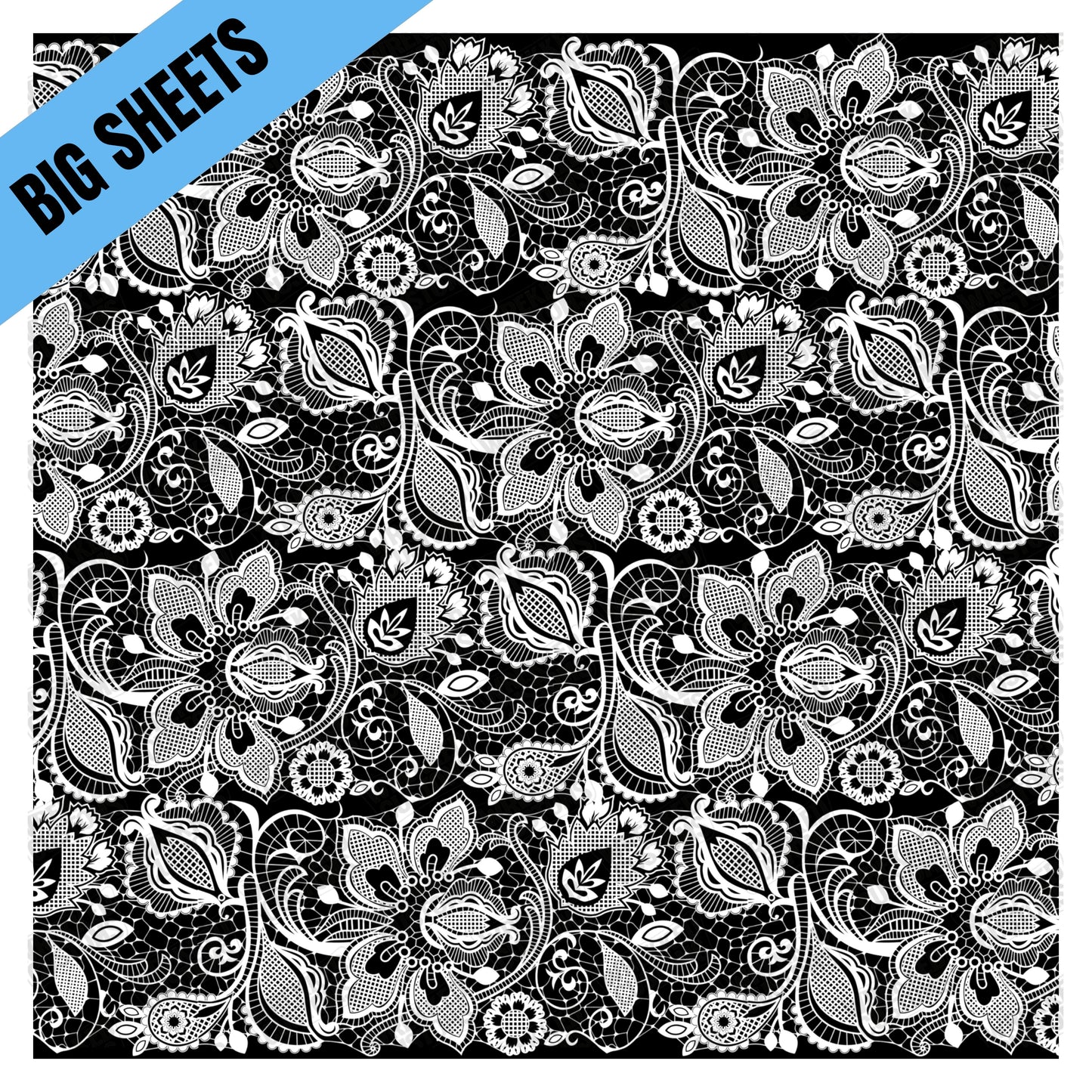 Lace Sheet #4 (White) (BS)