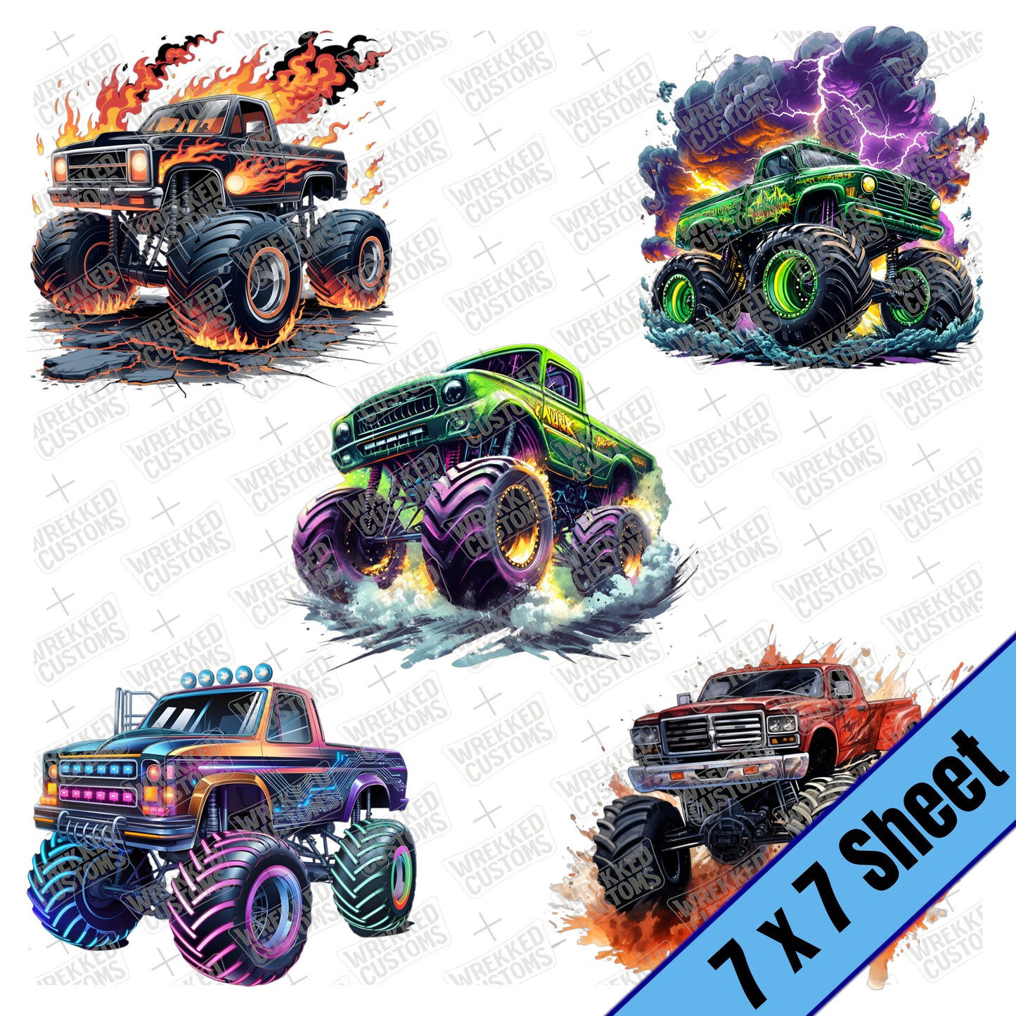 Monster Trucks (7x7)
