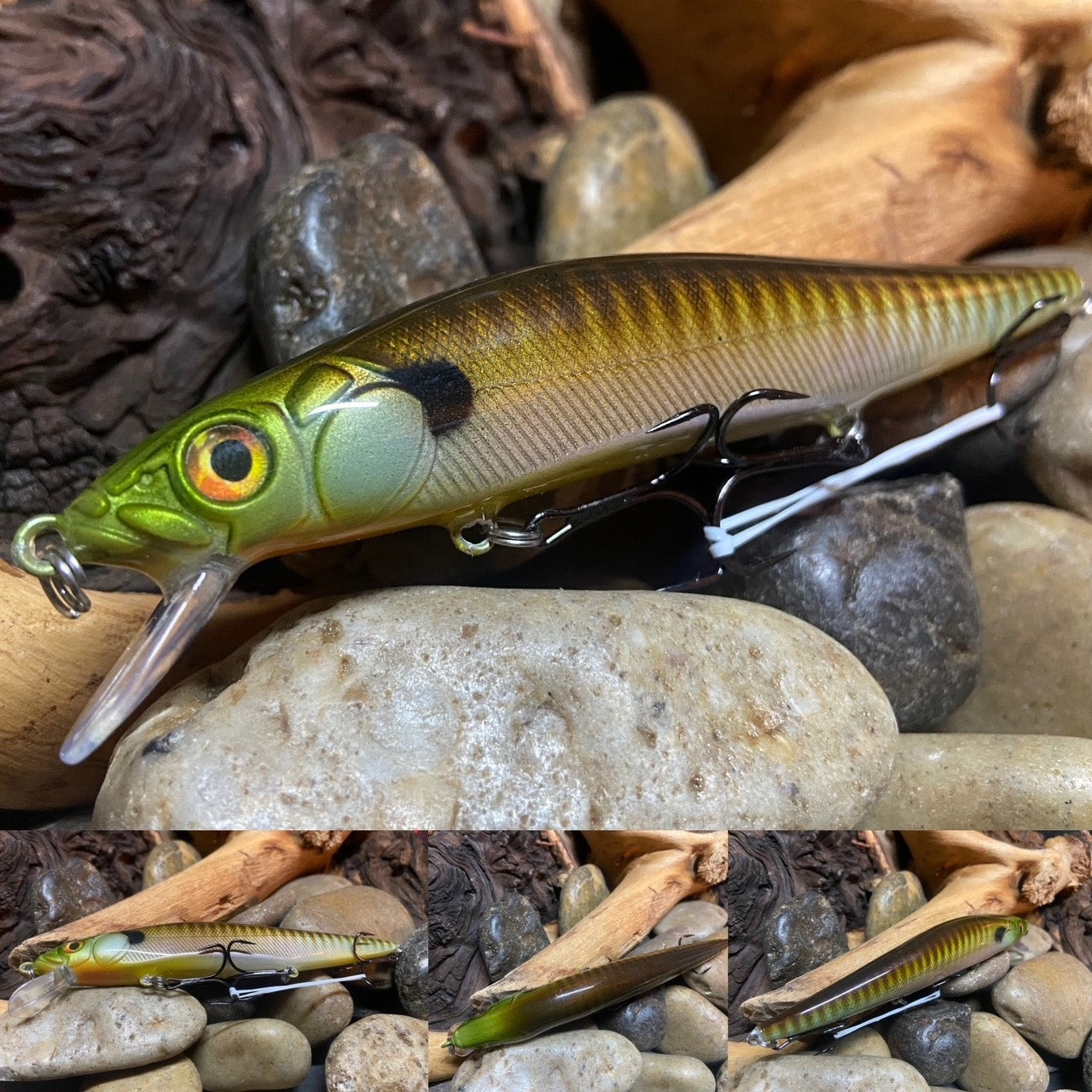 140 MM Speckled Traditional Bluegill Jerkbait