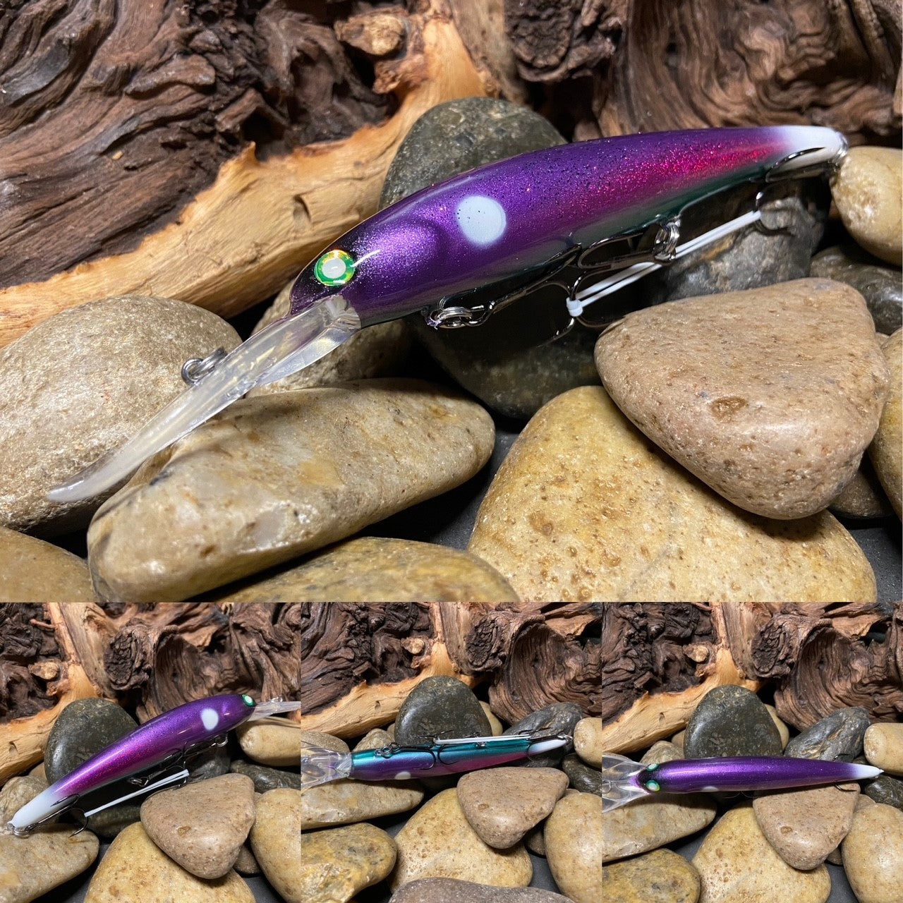 Walleye Deep Bandit Magenta Shad