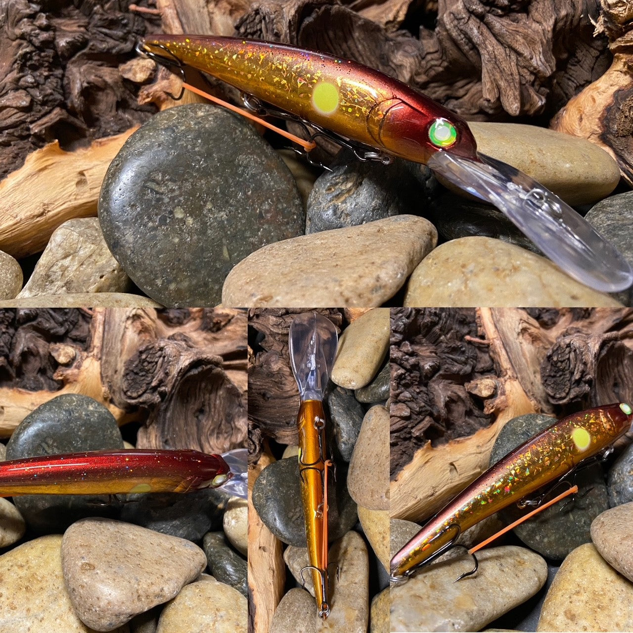 Dead Eye Crank Bait Golden Boy Accident