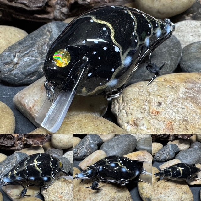 Square Bill Scrank Black Craw
