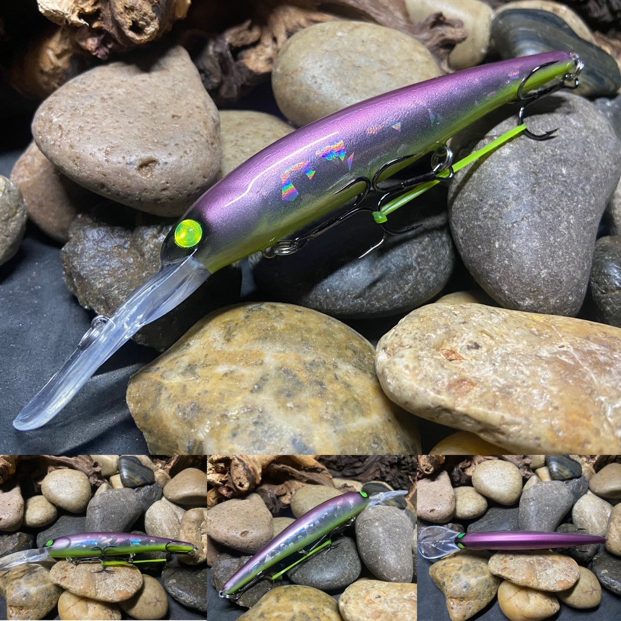 Walleye Deep Bandit Green Eye'd Goblin (Foiled Sides)
