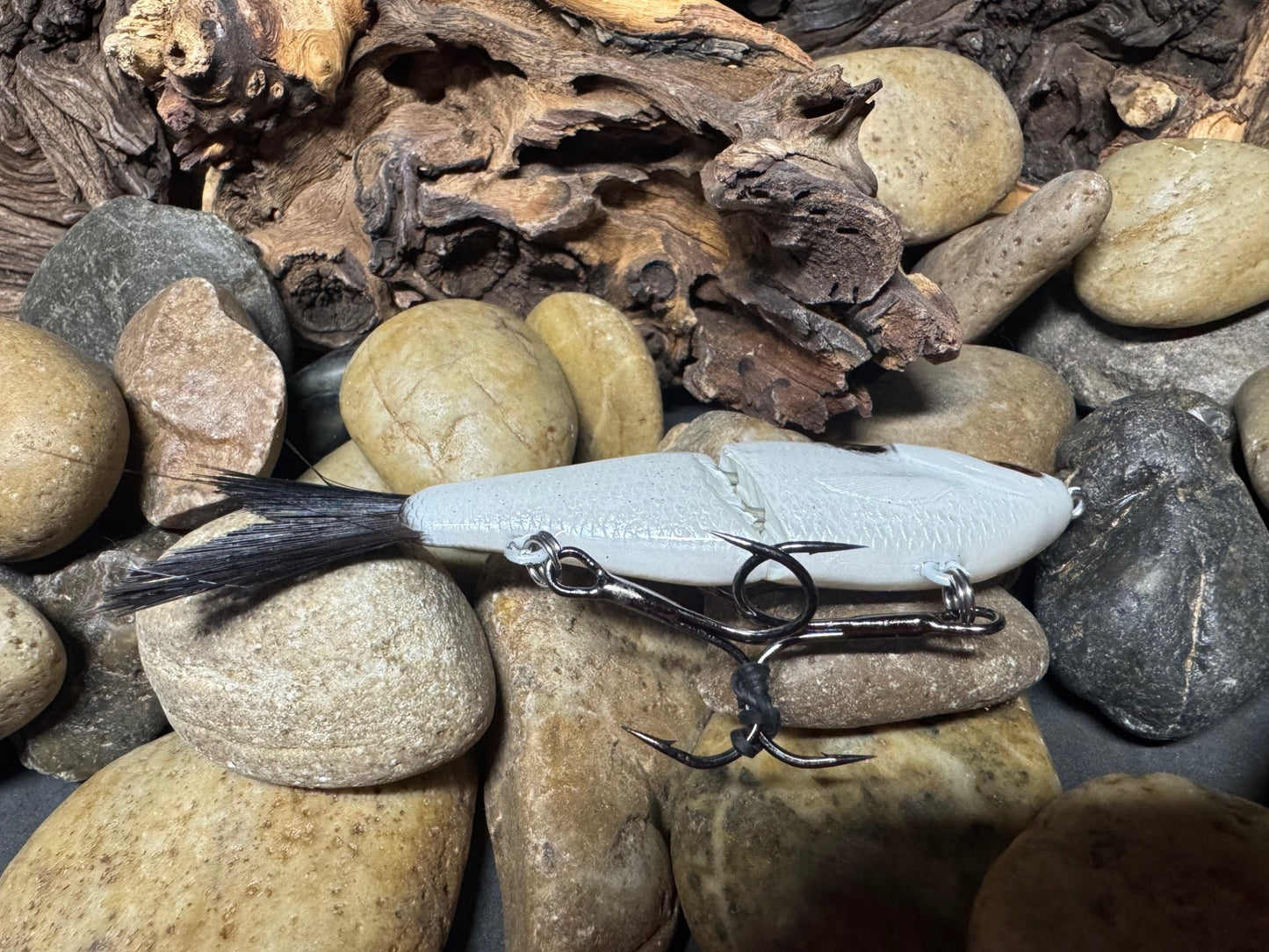 Swim Shad Jointed Glide Bait Ghost Pattern