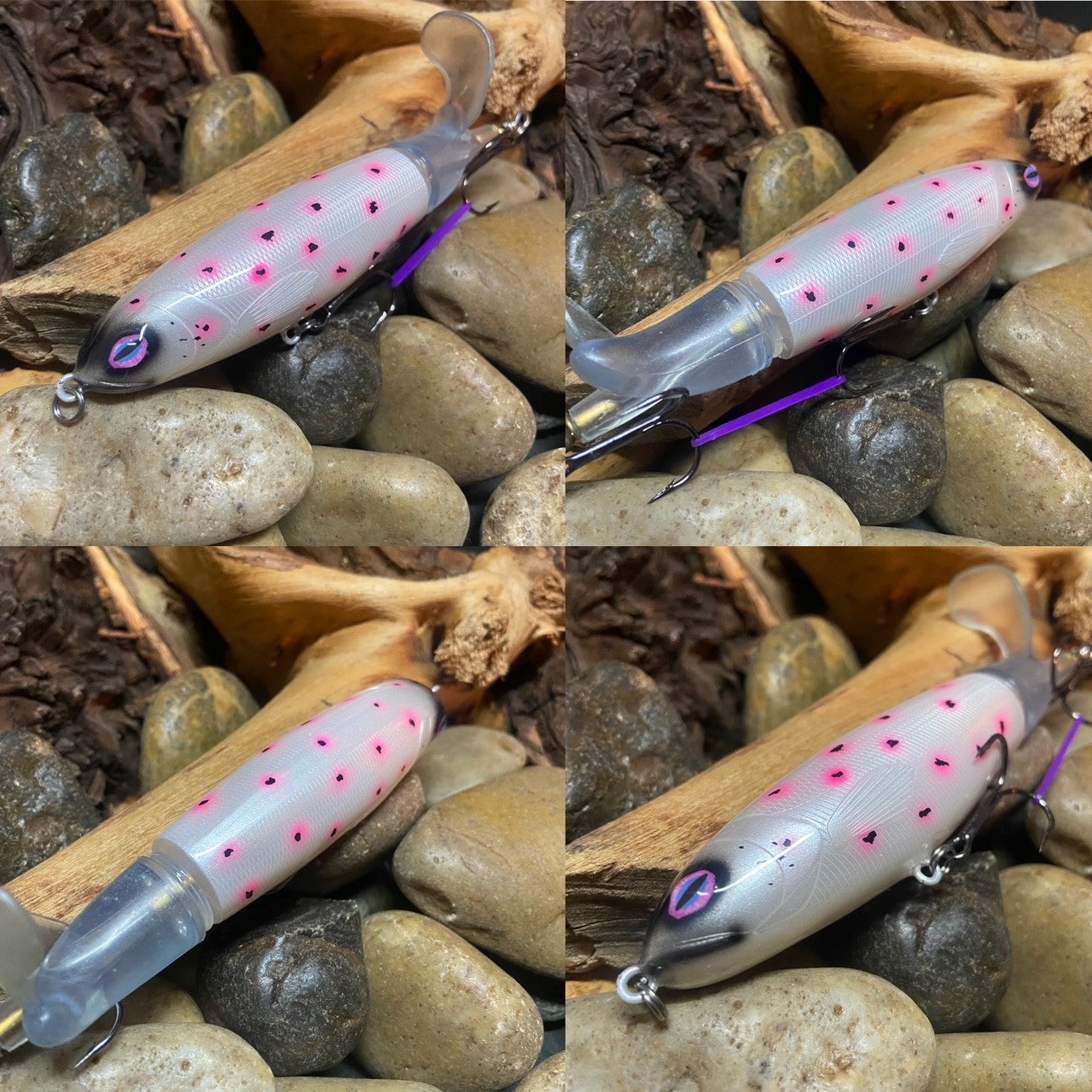 130mm Pink Plopper Frog