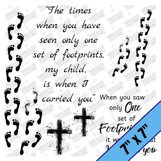 Footprints (7x7)