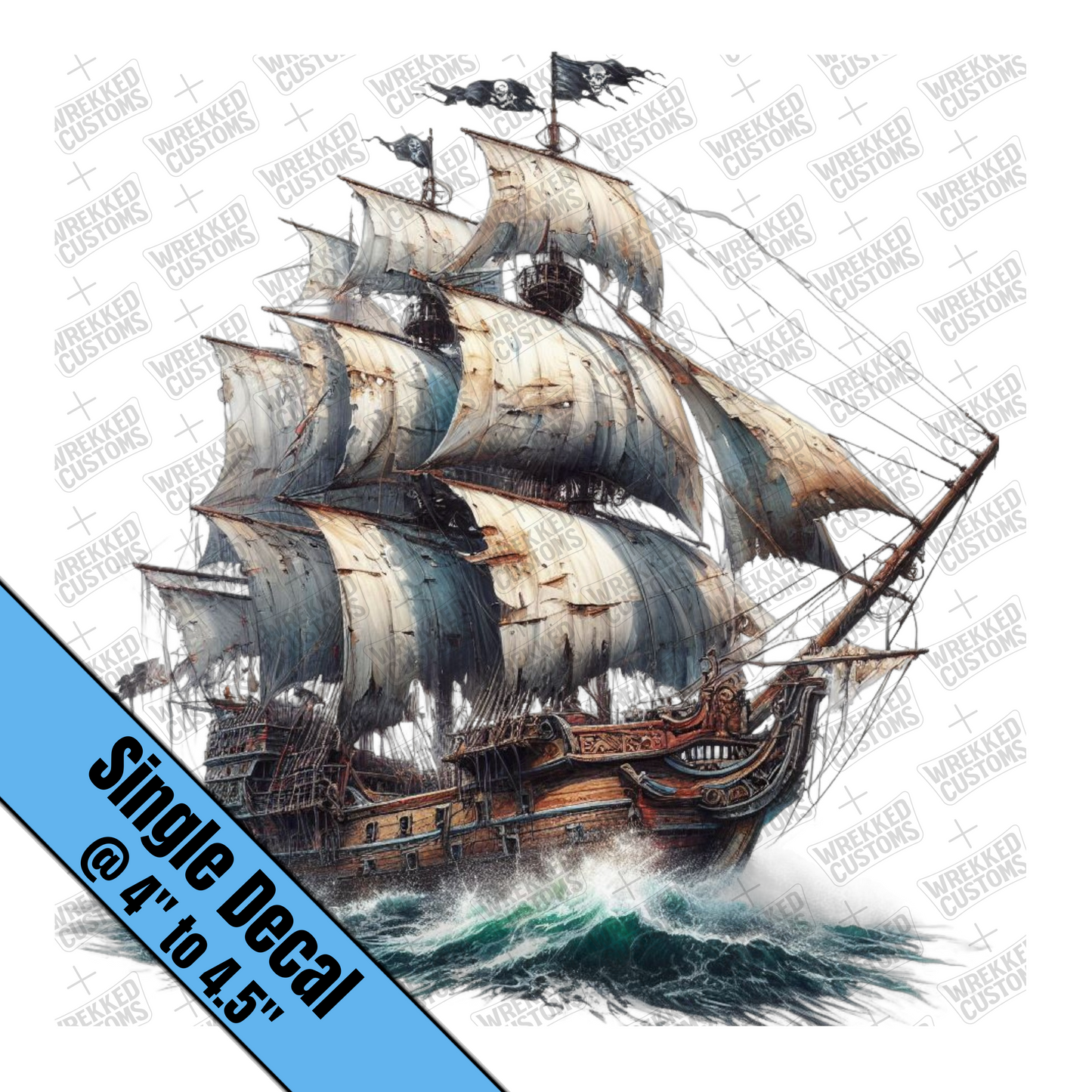 White Sailed Ship