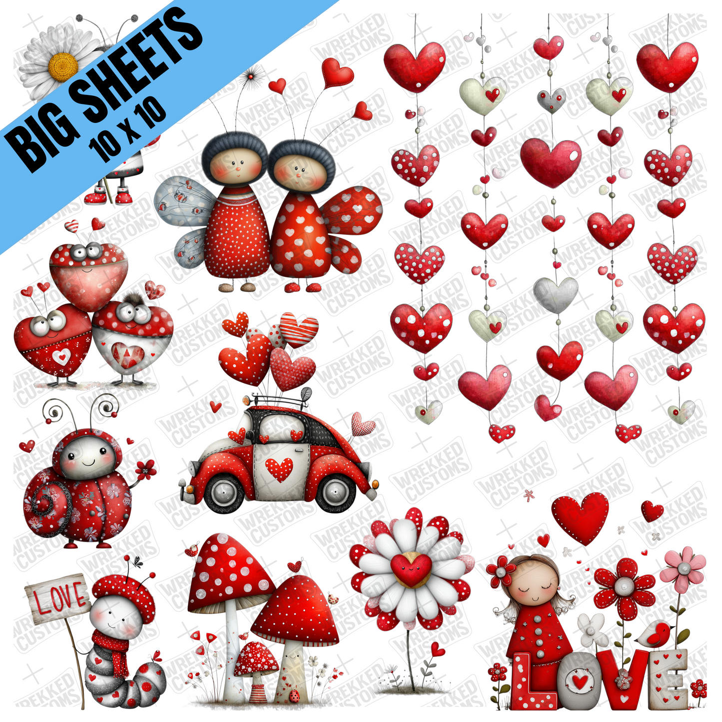 Lady Bugs & Hearts (BS)