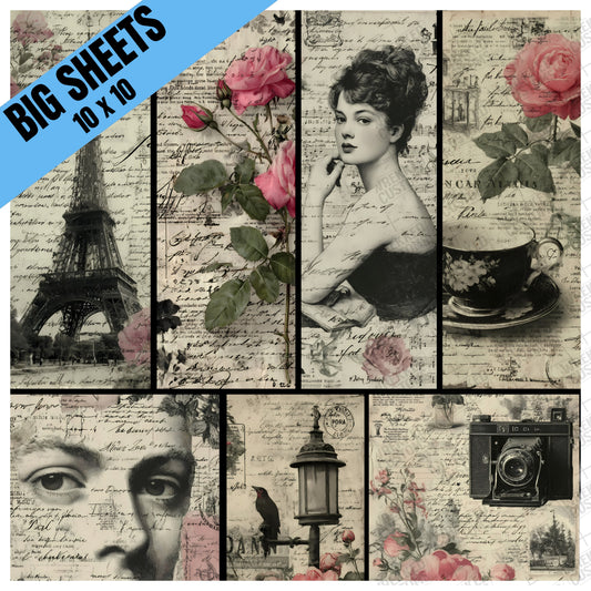 Paris & Roses Block Mix (BS)