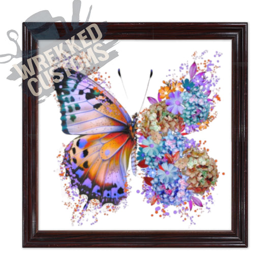 Butterfly Half Floral #2