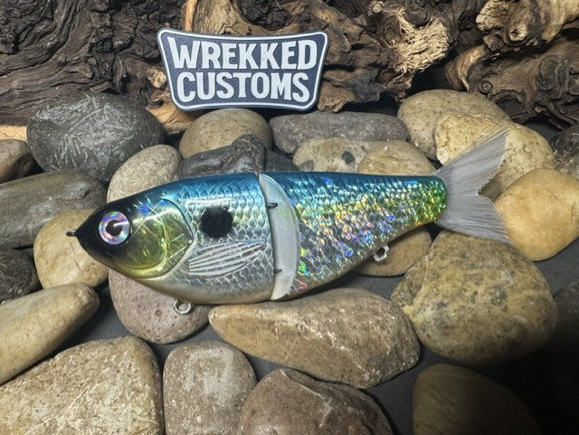 7" Fan Tail Glide Bait Sexy Shad