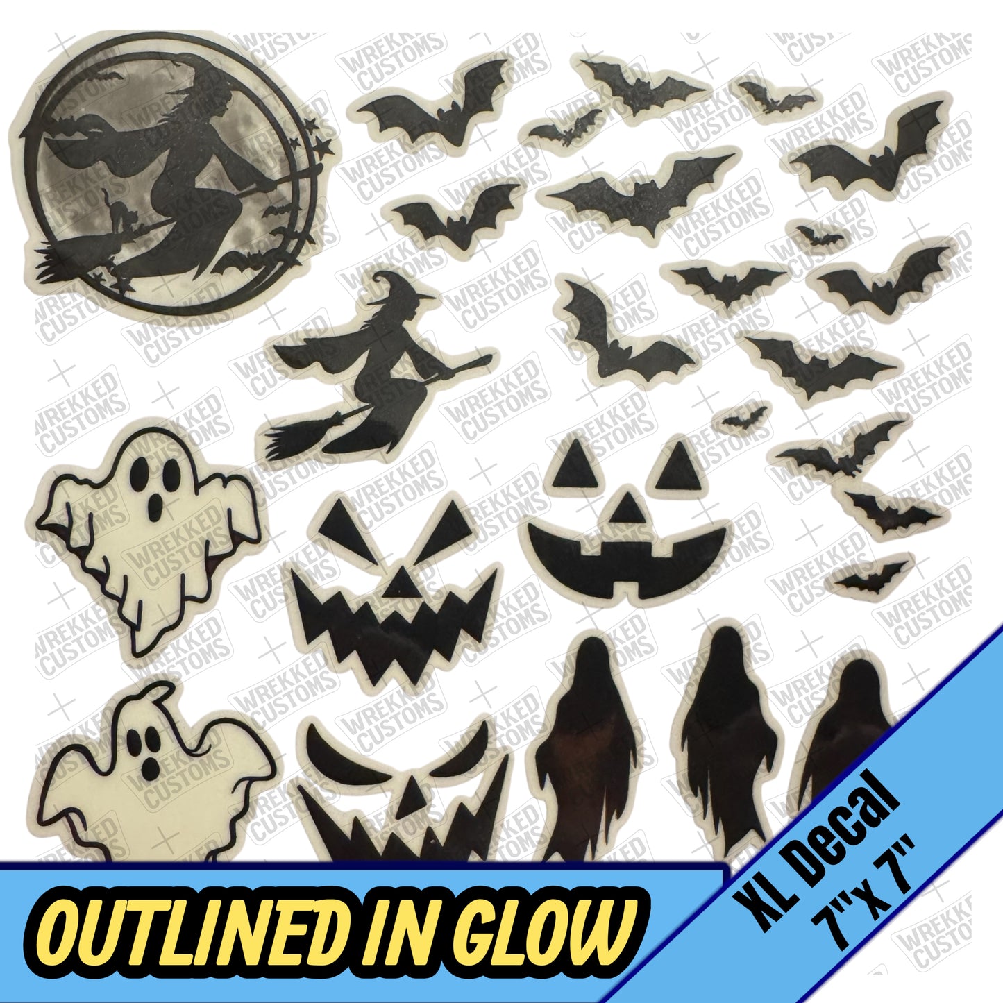 GLOW-o-ween Elements (7x7)