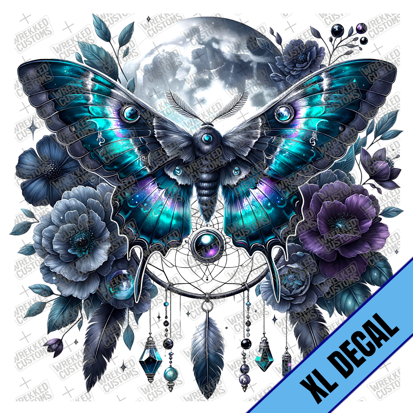 XL Moon Moth Dreamcatcher